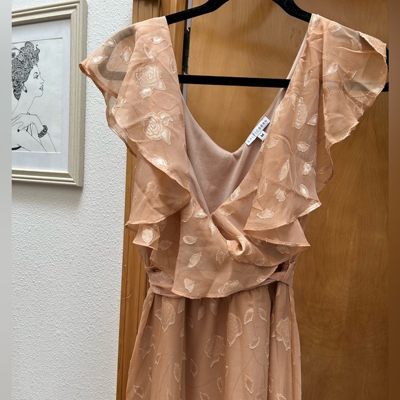 NWT Baltic born “Marion Jacquard Ruffle Maxi Dress” - Picture 5 of 7